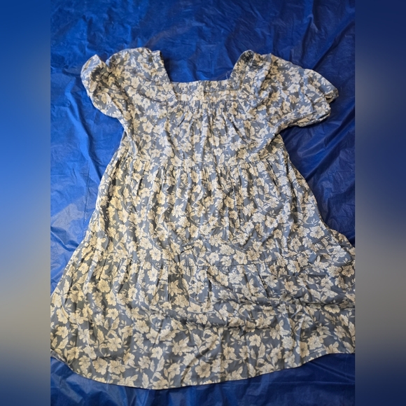 NAIF Dresses & Skirts - Naif Blue And White floral dress. Women's Petite Large